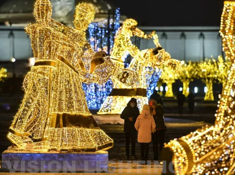  Versi&oacute;n Luces LED con motivo de &aacute;rbol