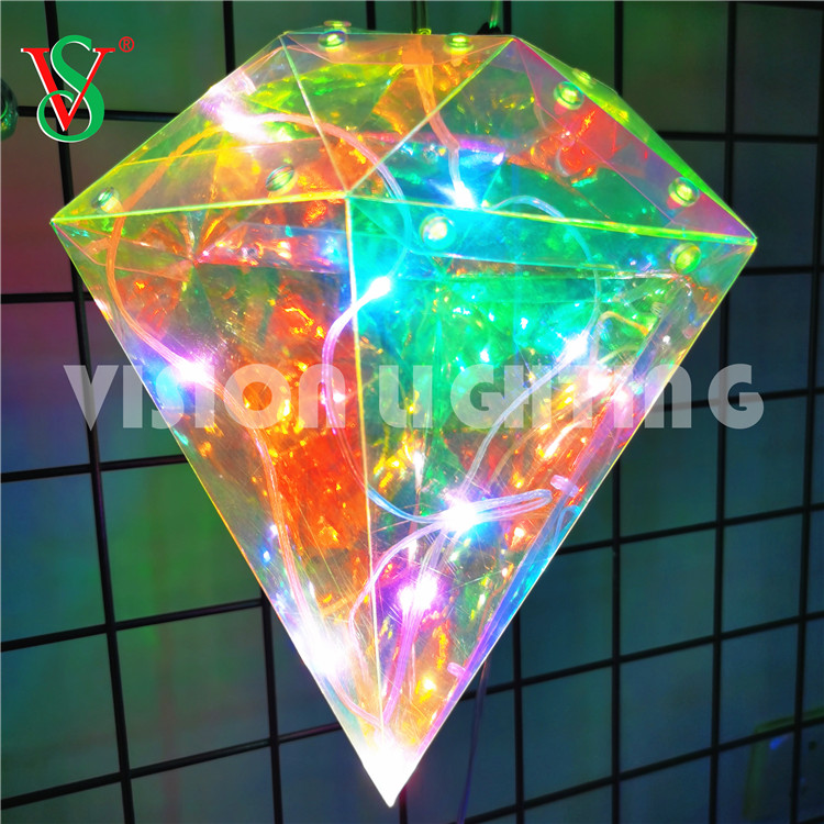 Luz colgante de hadas de la estrella de la bola del PVC del LED de la Navidad para la decoración colgante del árbol al aire libre