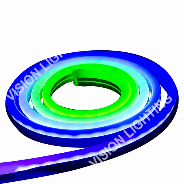 Luz de tira de neón elegante direccionable del programa DMX512 de la decoración del paisaje al aire libre de la Navidad RGB