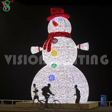 Versi&oacute;n LED Snow Santa luces exteriores
