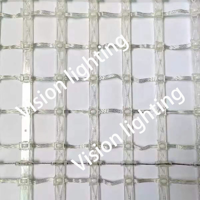 Luz de pantalla de cuadrícula LED RGB de píxel completa para decoración navideña