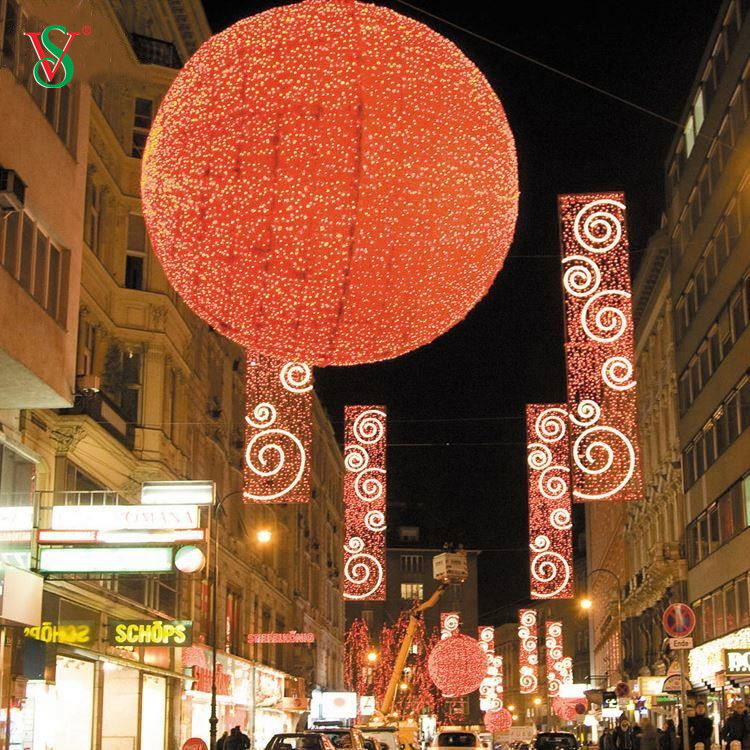 Proyecto grande certificado Personalización Navidad Decoración Calle Comercial LED Adorno Luz