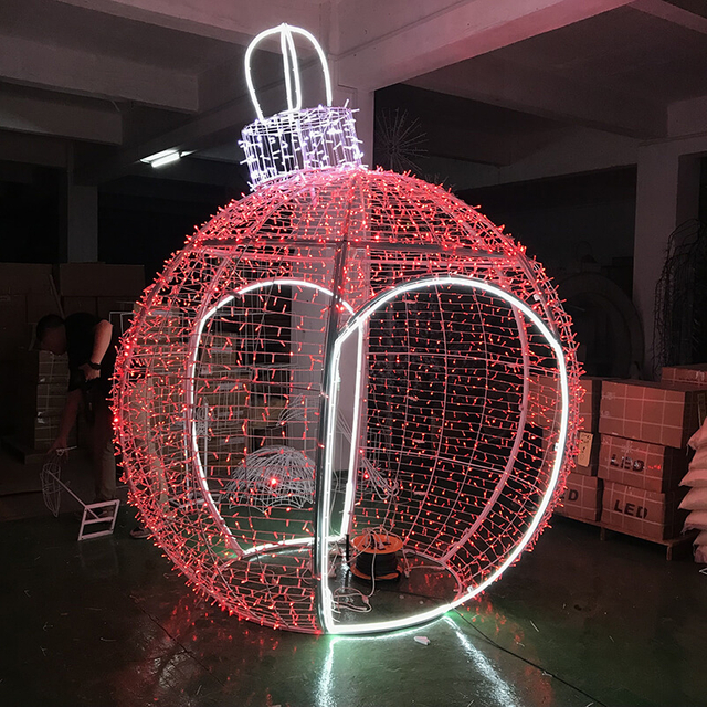 Luz de bola gigante 3D