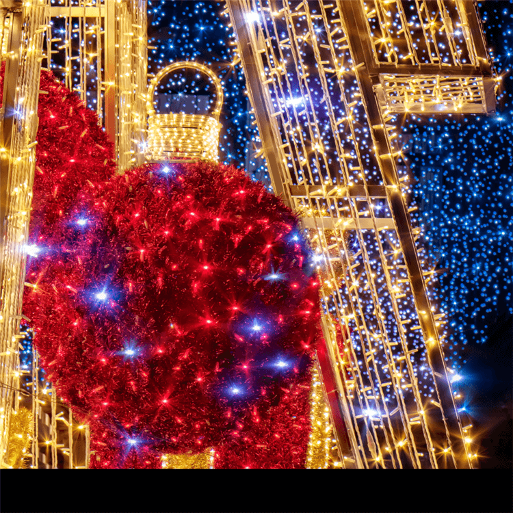 Luz del árbol de Navidad 3D