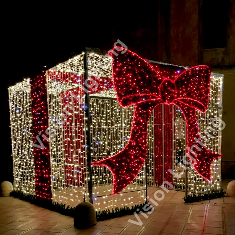 Luz de caja de regalo