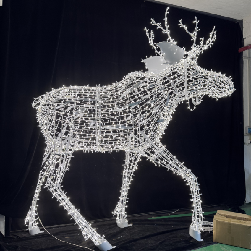 Centro comercial navideño decoración al aire libre LED Motif luces