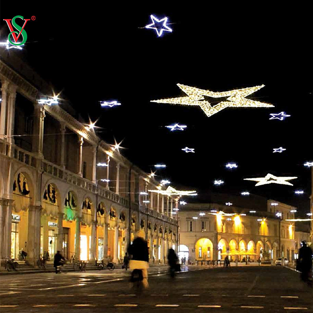 Luces de copo de nieve LED 2D animadas de diseño personalizado para decoración navideña