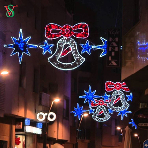 La más nueva decoración de Navidad LED gigante para exteriores, luces grandes con motivos de calle 2D