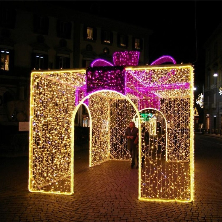 Luz de caja de regalo 3D