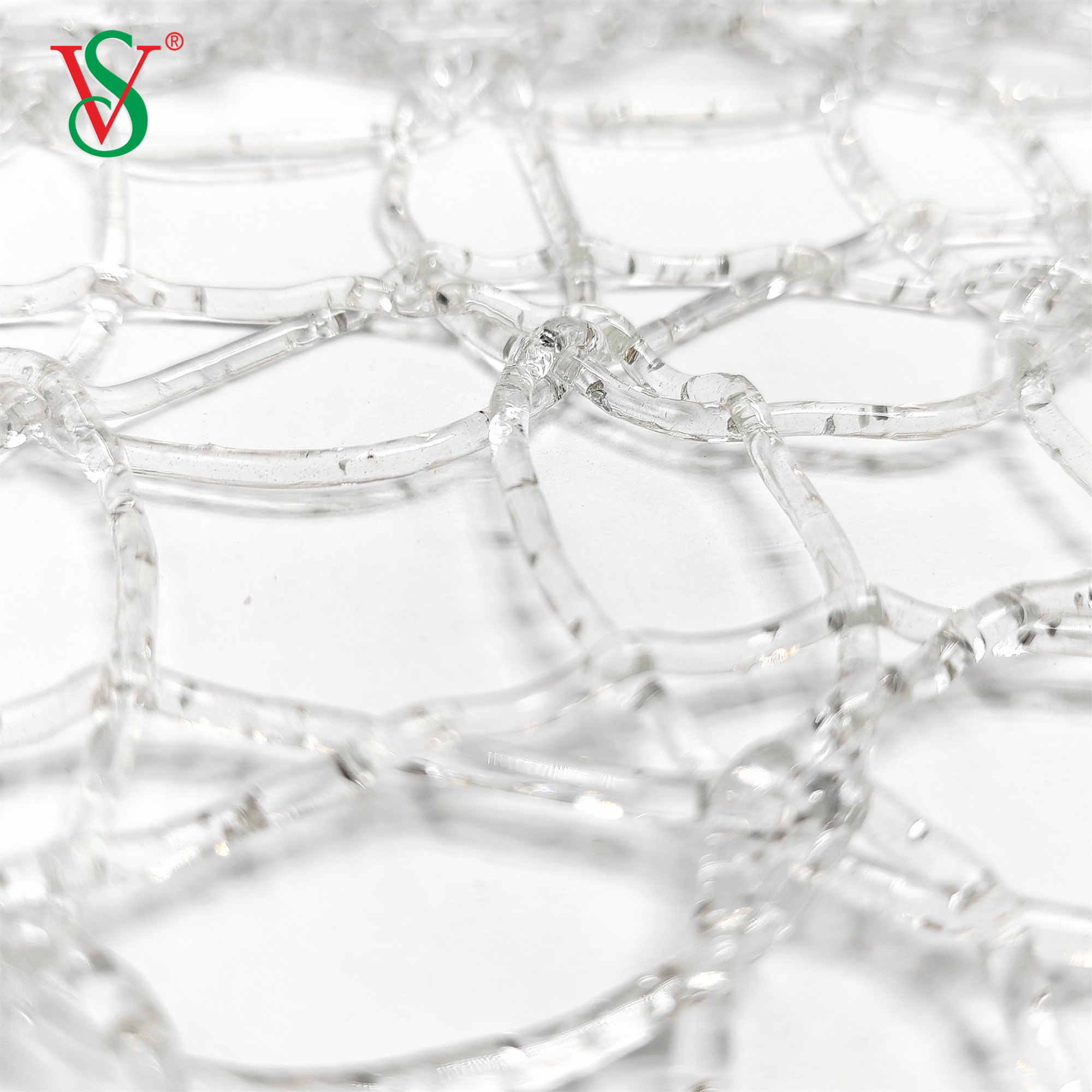 Alfombra de red de malla de PVC para luces de motivos que hacen la decoración de Navidad