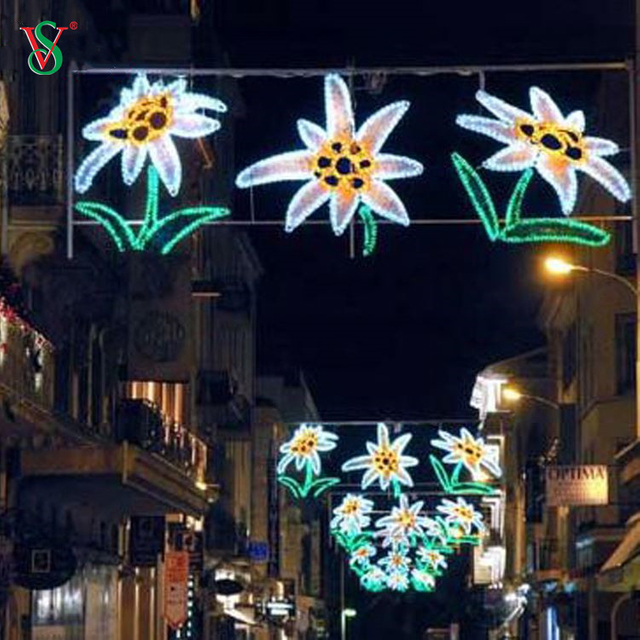 La más nueva decoración de Navidad LED gigante para exteriores, luces grandes con motivos de calle 2D