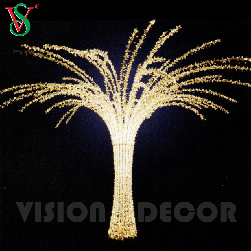 Luz navideña, luces decorativas de ramita blanca, árbol de rama con motivo 3D con guirnalda Led