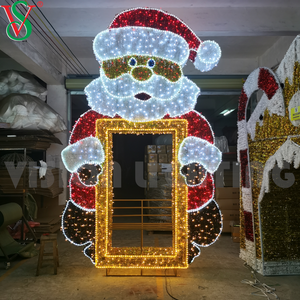 Luces de Navidad al aire libre Decoración navideña LED LED 2D y 3D Foto de foto