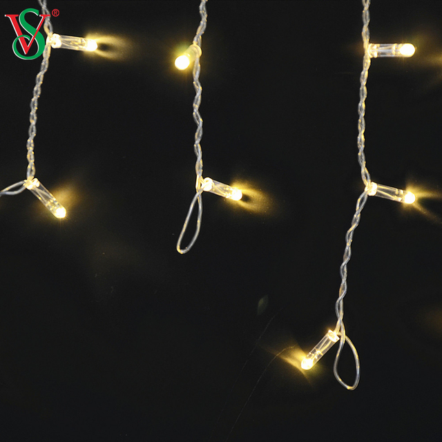 Luz de carámbano LED IP65 para exteriores para decoración navideña