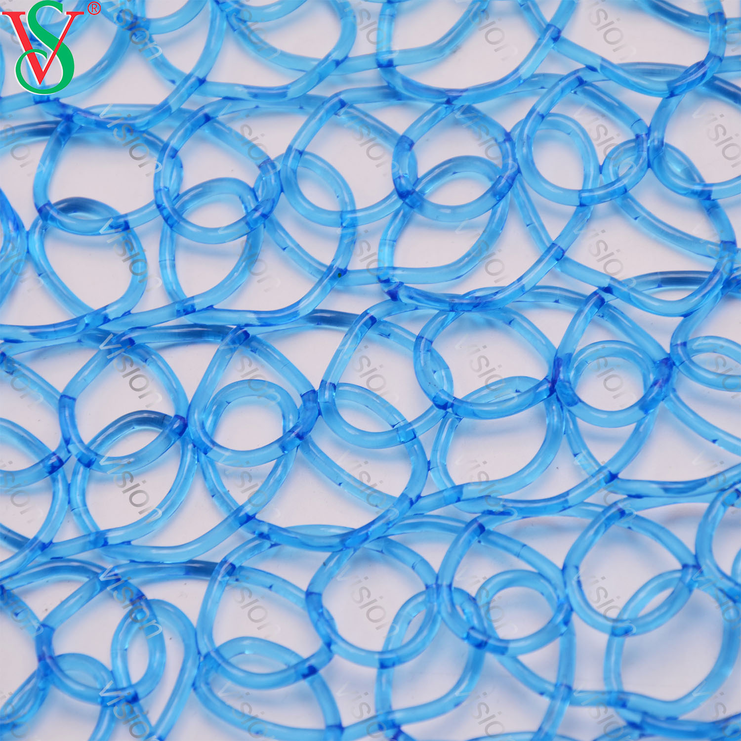 Uso al aire libre Resistencia UV de alta calidad Material de decoración de ventas calientes Red de malla de PVC para luz de Navidad