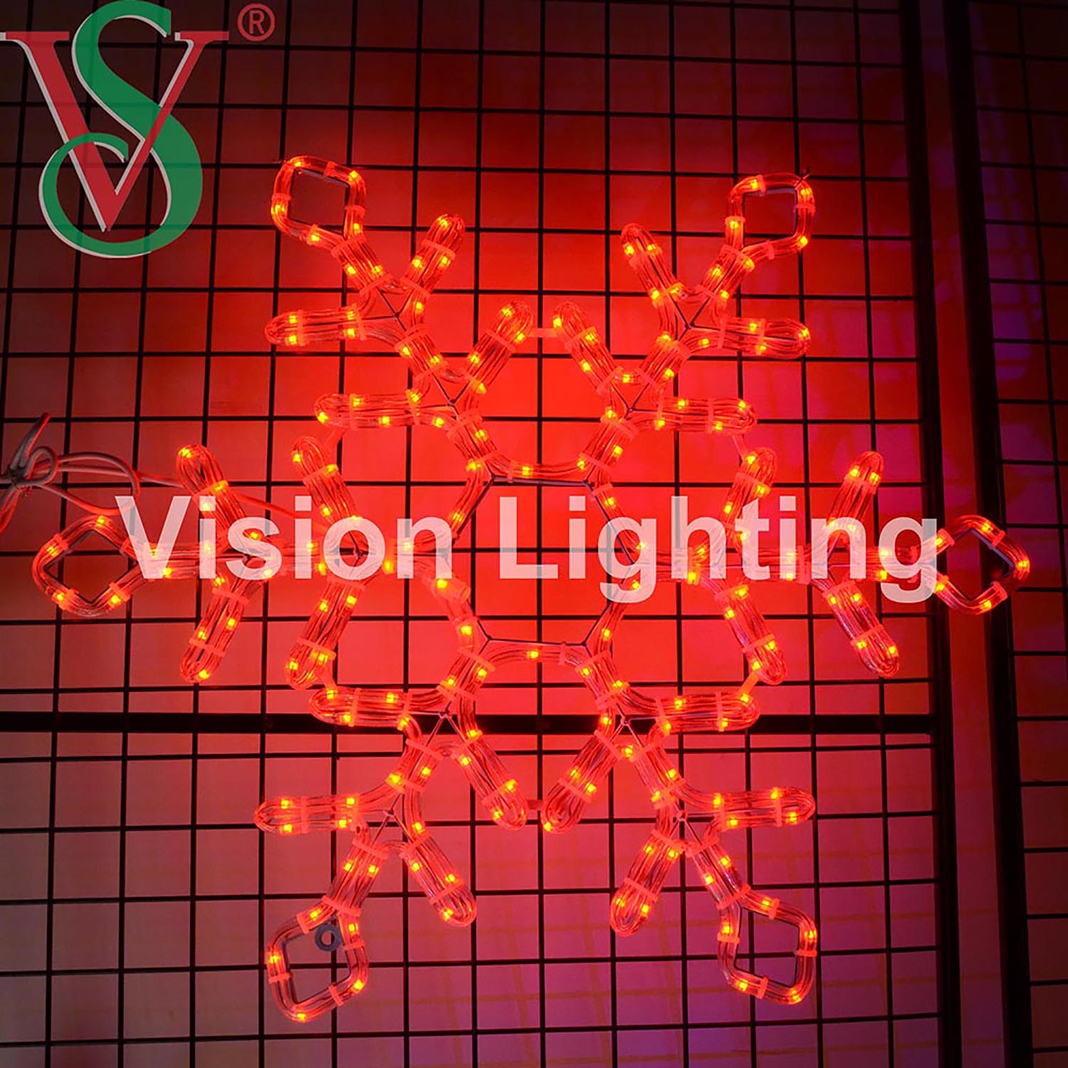 Pixel exterior Escultura 2D led Paisaje decoración programable copo de nieve Navidad RGB motivo luz