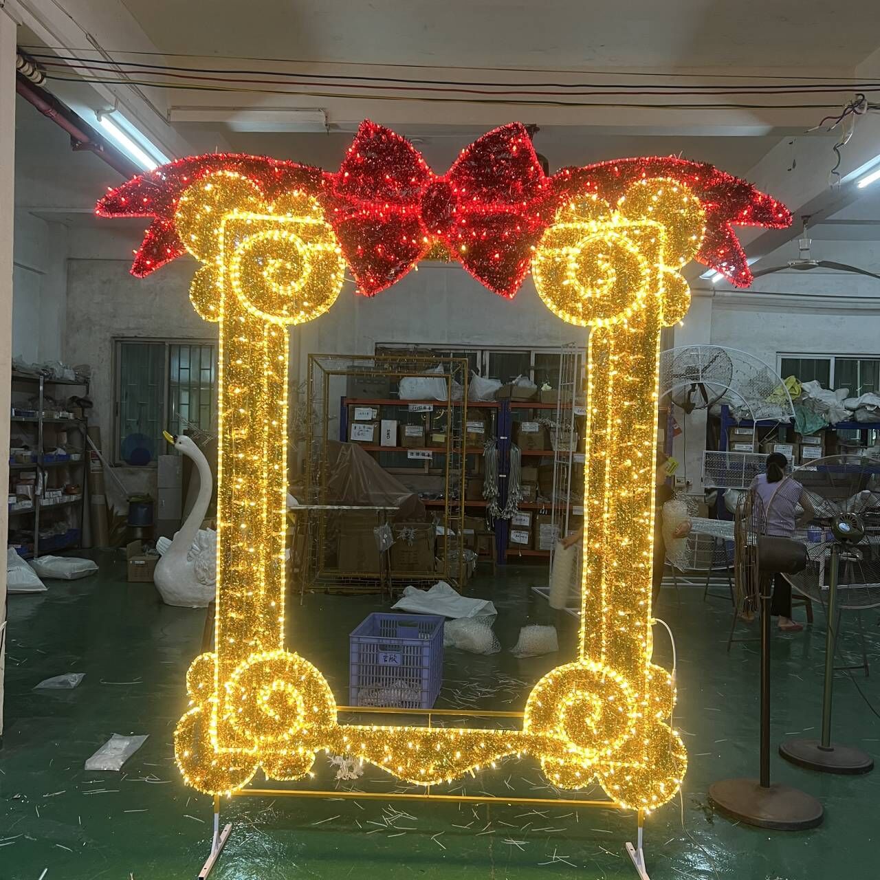 Luces de Navidad al aire libre Decoración navideña LED LED 2D y 3D Foto de foto