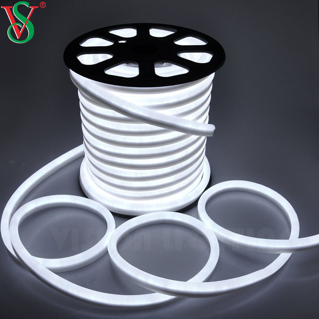 Impermeable de 15*25 mm/8*16 mm Flexible de lámpara Flexible 24V/110V/220V/LED Flex Flex Neon luces para el montaje en la pared al aire libre