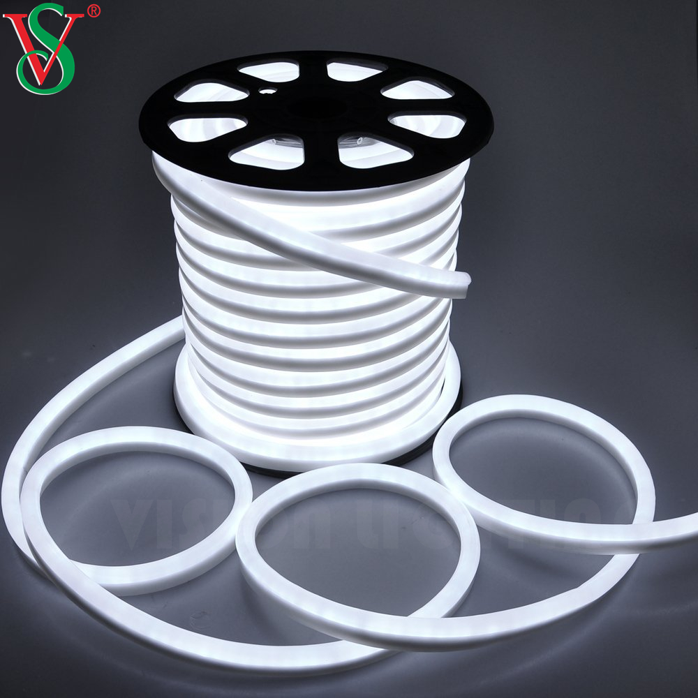 Impermeable de 15*25 mm/8*16 mm Flexible de lámpara Flexible 24V/110V/220V/LED Flex Flex Neon luces para el montaje en la pared al aire libre