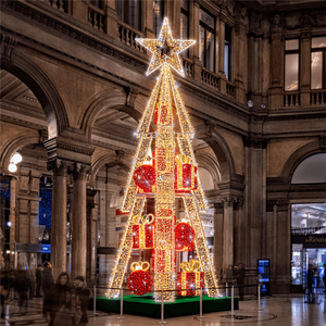 Luz del árbol de Navidad 3D