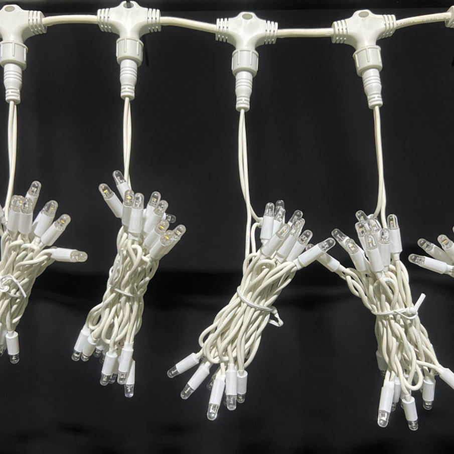 Luces de cuerda de cortina de hadas LED - Iluminación decorativa interior y exterior para eventos y vacaciones