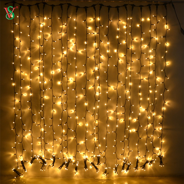 Luz de cadena de luz de cortina LED para decoración de patio de bar de restaurante