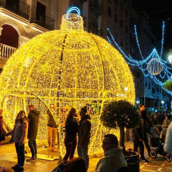 Luz de bola gigante 3D