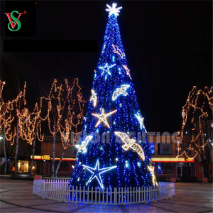 Árbol de Navidad gigante LED 3D para decoración de festivales al aire libre