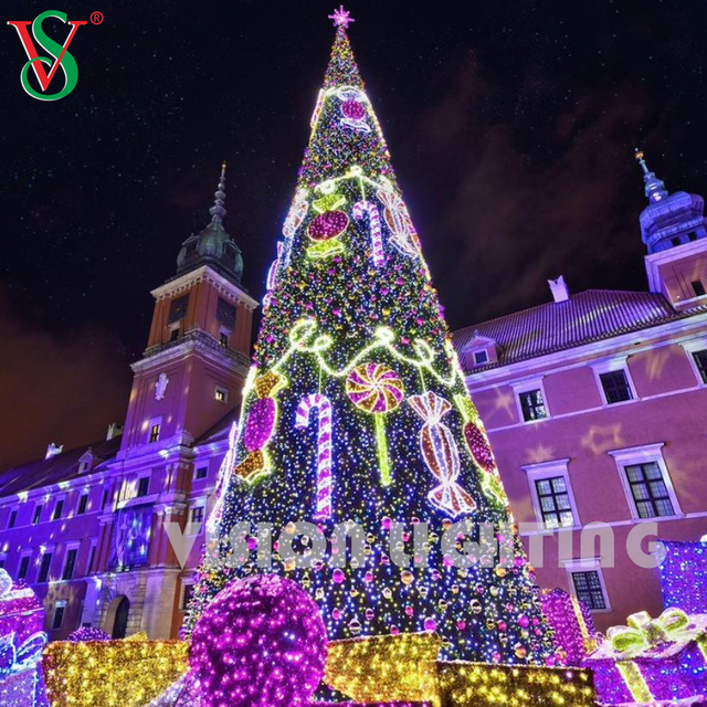Ligera de navidad de navidad LED iluminación decorativa impermeable para cuadrados de ciudades, eventos y exhibiciones comerciales