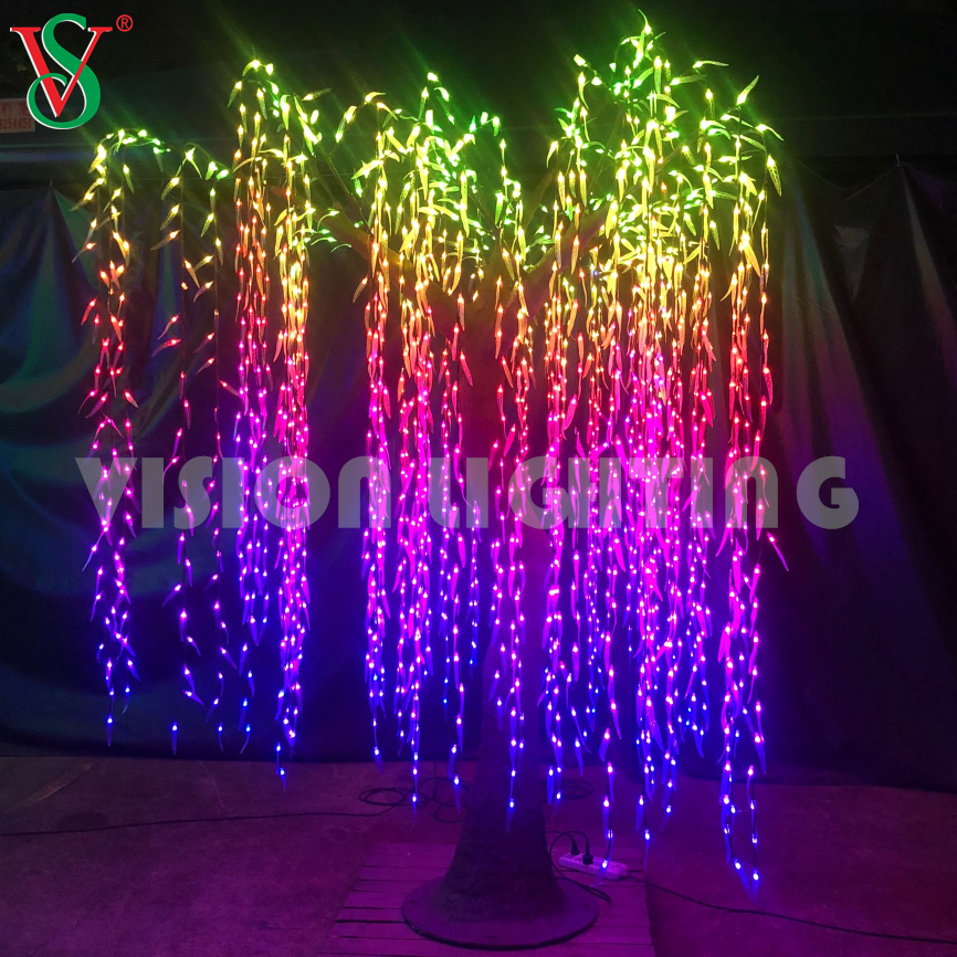 Luz de árbol de flores de cerezo LED de LED al aire libre - IP65 Iluminación decorativa impermeable para parques de jardín y exhibición de eventos