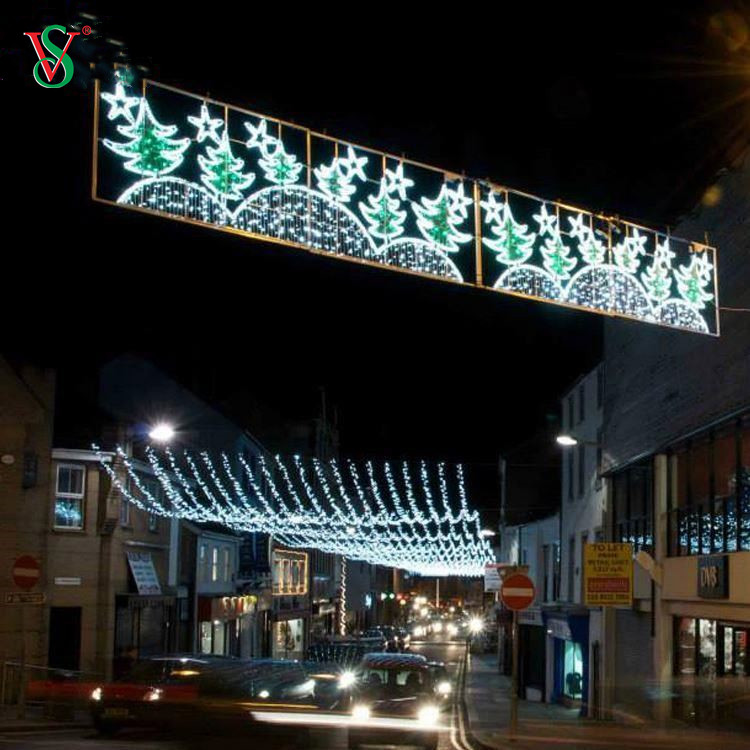 Proyecto grande certificado Personalización Navidad Decoración Calle Comercial LED Adorno Luz