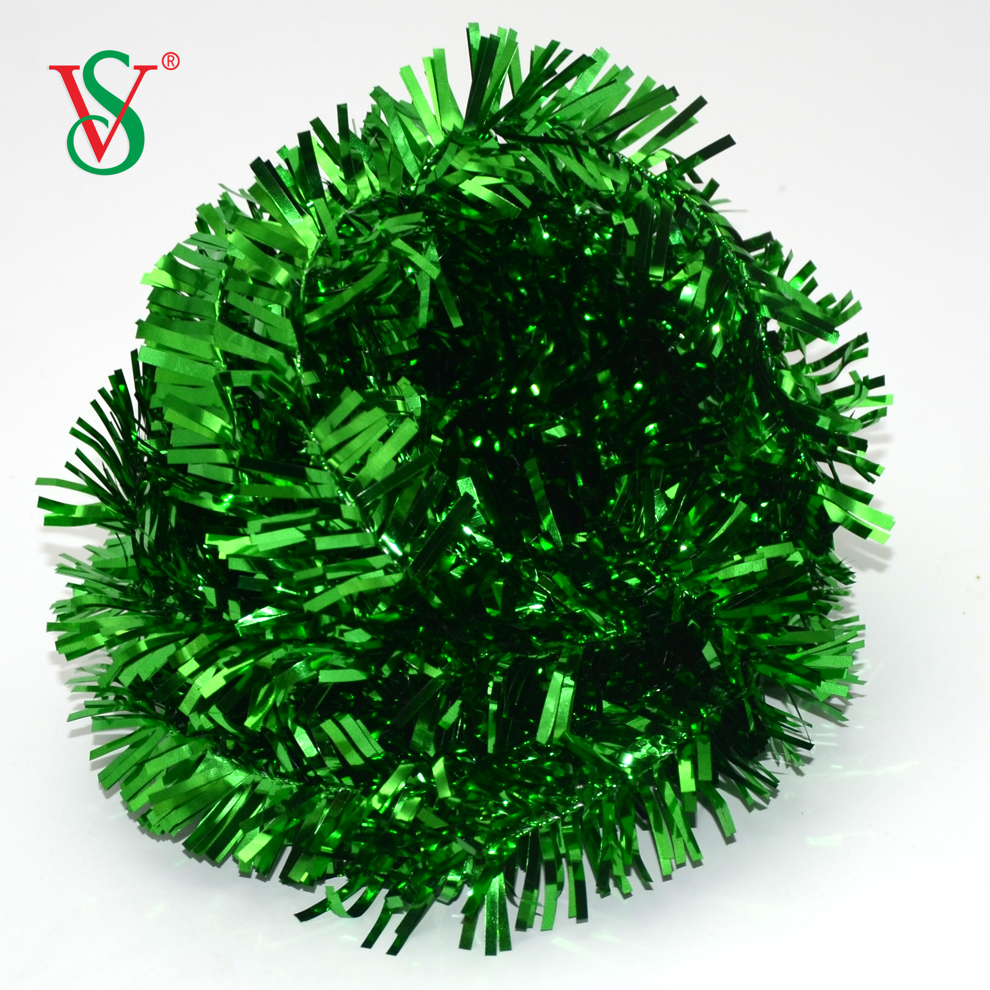 Material para mascotas Guirnalda de oropel Decoración navideña para el hogar