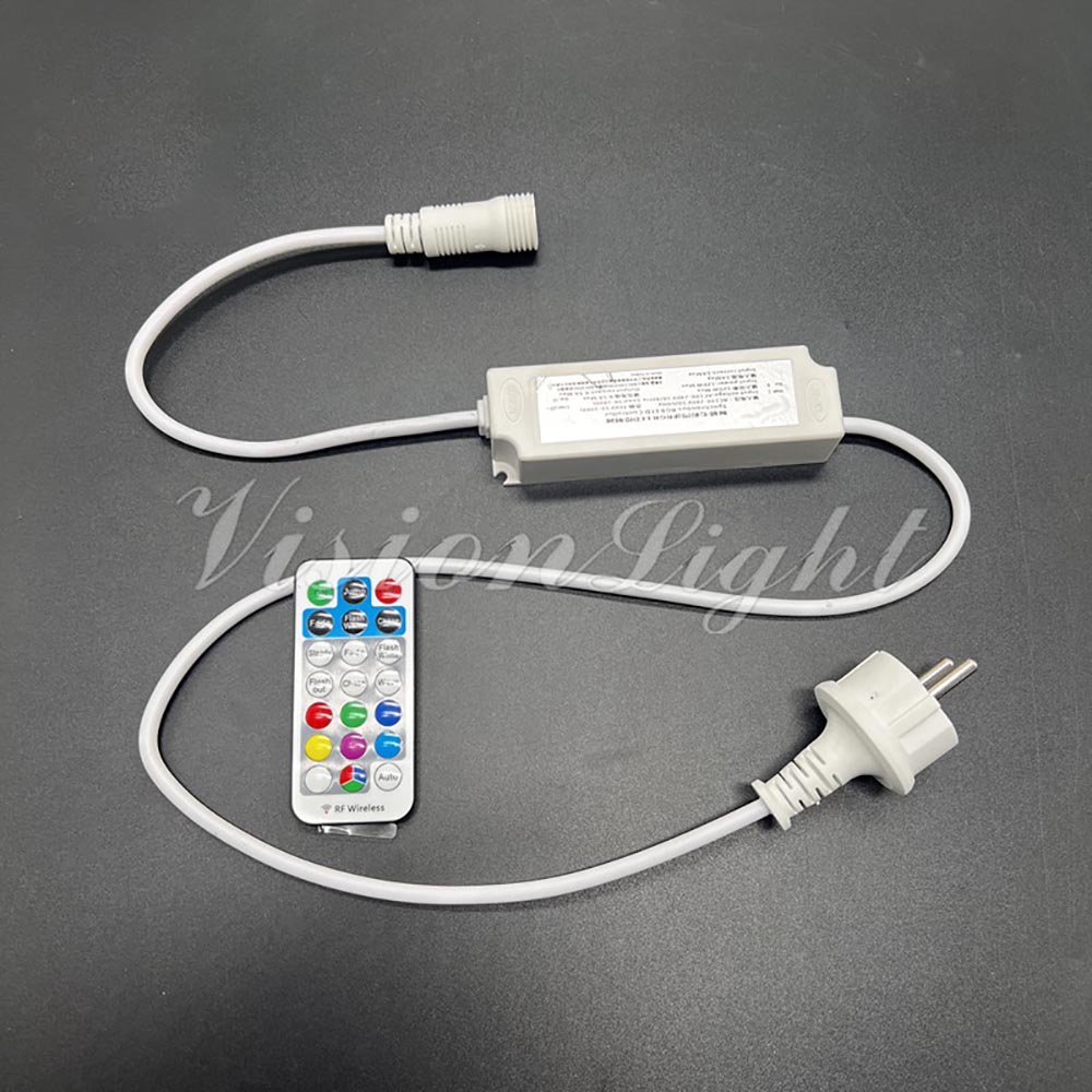 Mando a distancia LED táctil exterior impermeable de alta calidad led Navidad RGB cadena de luz