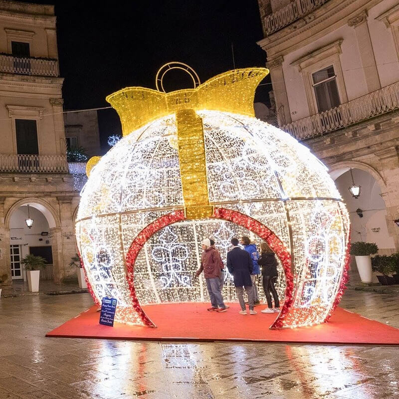 Luz de bola gigante 3D