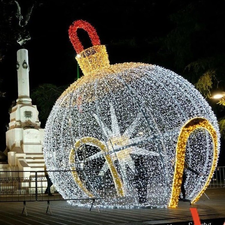 Luz de bola gigante 3D