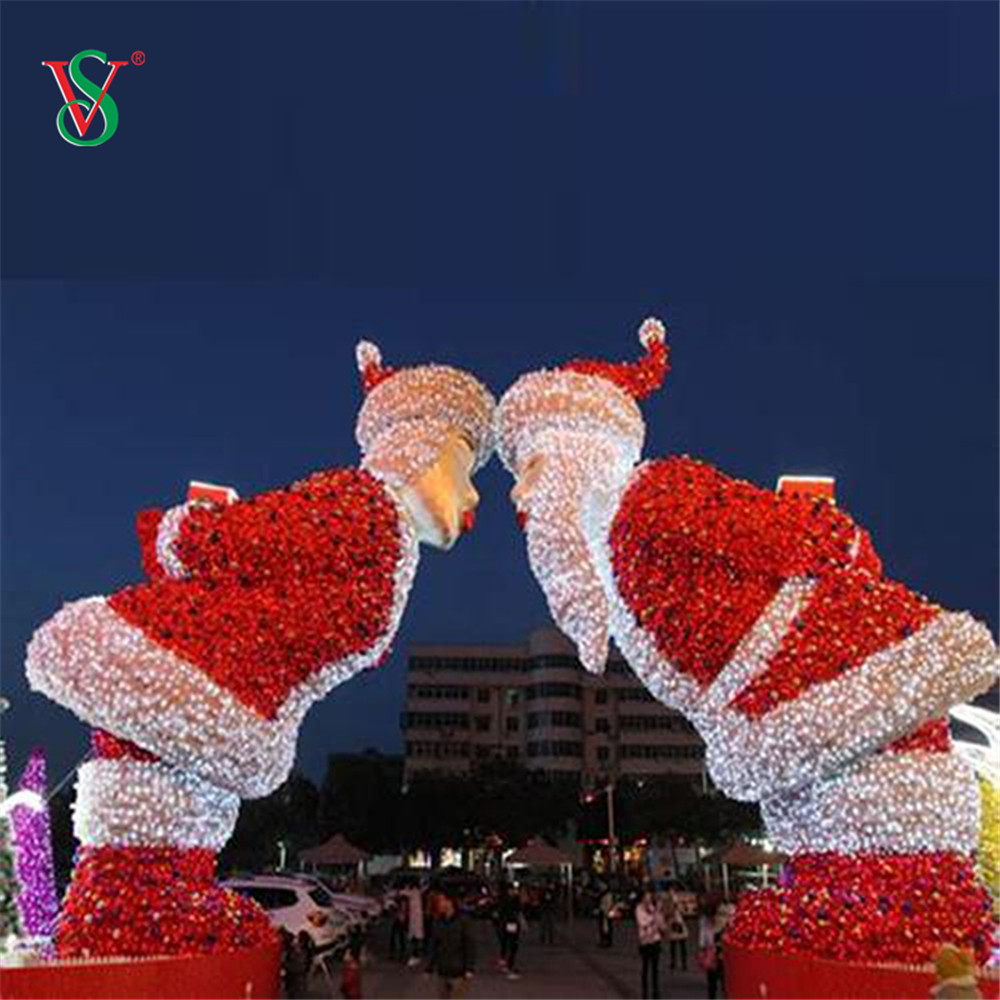 Luces de motivo de esquí 3d al aire libre para las vacaciones de Navidad