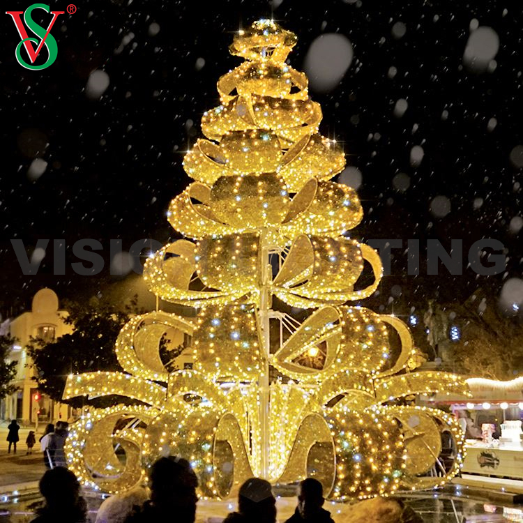 Ligera de navidad de navidad LED iluminación decorativa impermeable para cuadrados de ciudades, eventos y exhibiciones comerciales