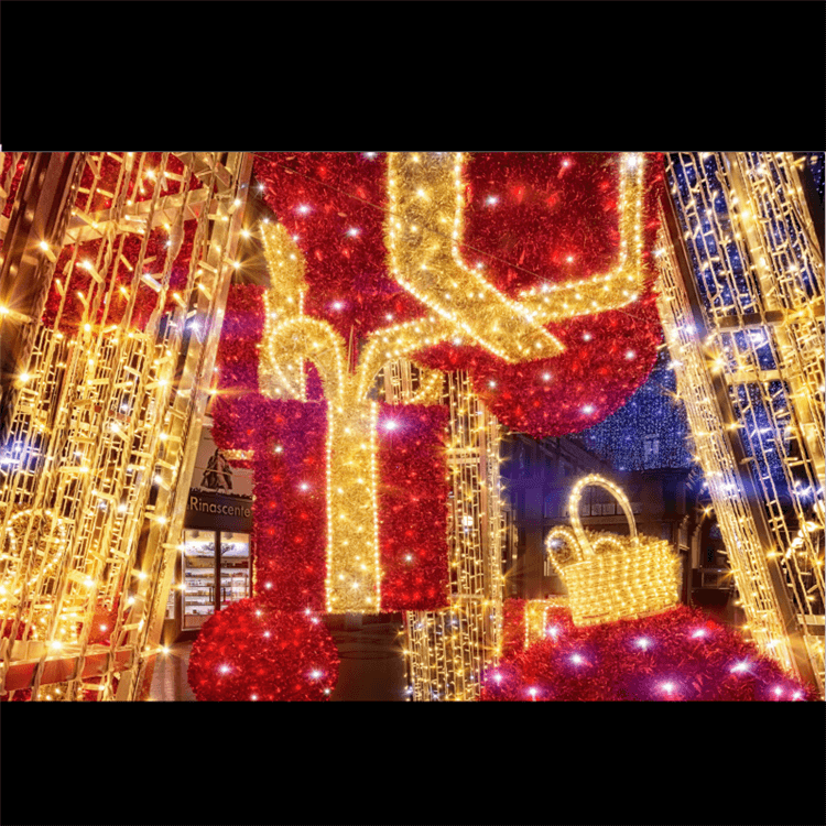 Luz del árbol de Navidad 3D