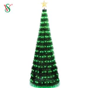 Luces de árbol de Navidad con cambio de color RGB inteligente DIY con aplicación Bluetooth