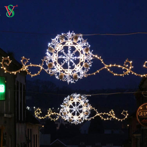 Proyecto grande certificado Personalización Navidad Decoración Calle Comercial LED Adorno Luz