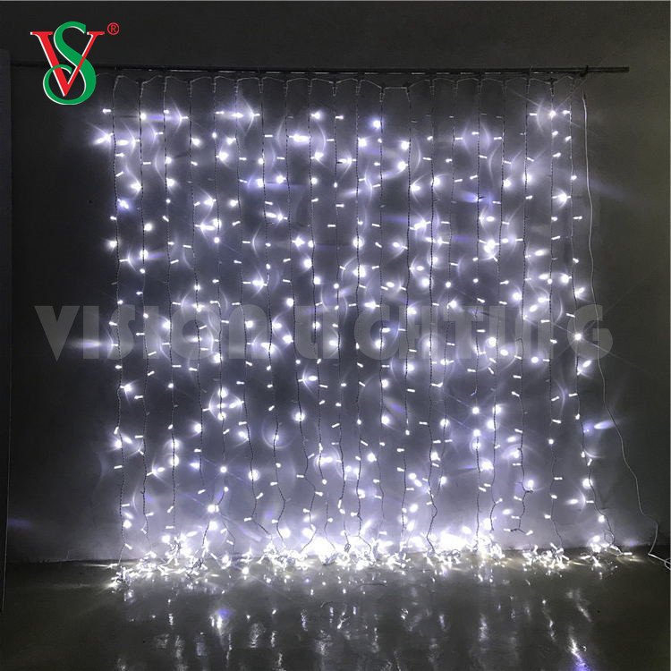 Luces de cuerda de cortina de hadas LED - Iluminación decorativa interior y exterior para eventos y vacaciones