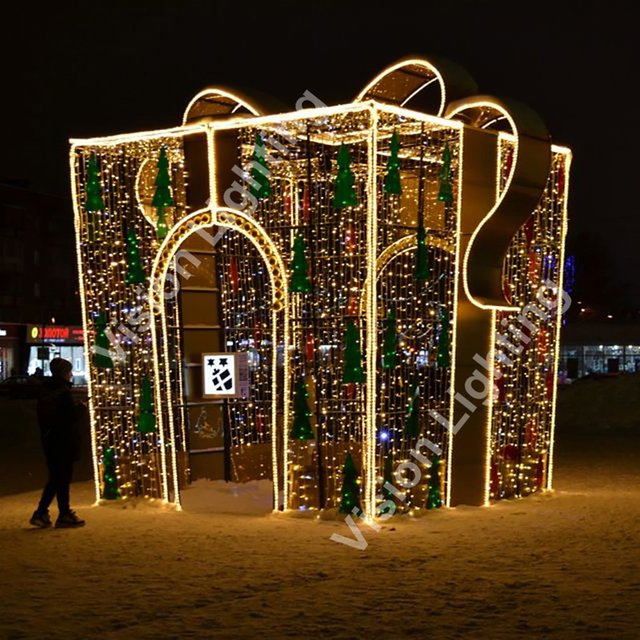 Luz de caja de regalo