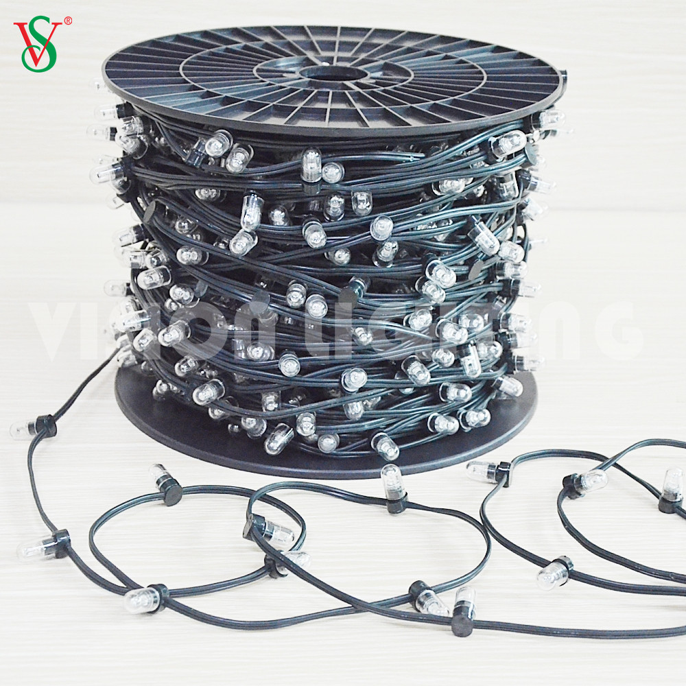 Luz de hadas de la secuencia de la luz del clip de IP65 DC 12V LED para la decoración del día de fiesta de la Navidad